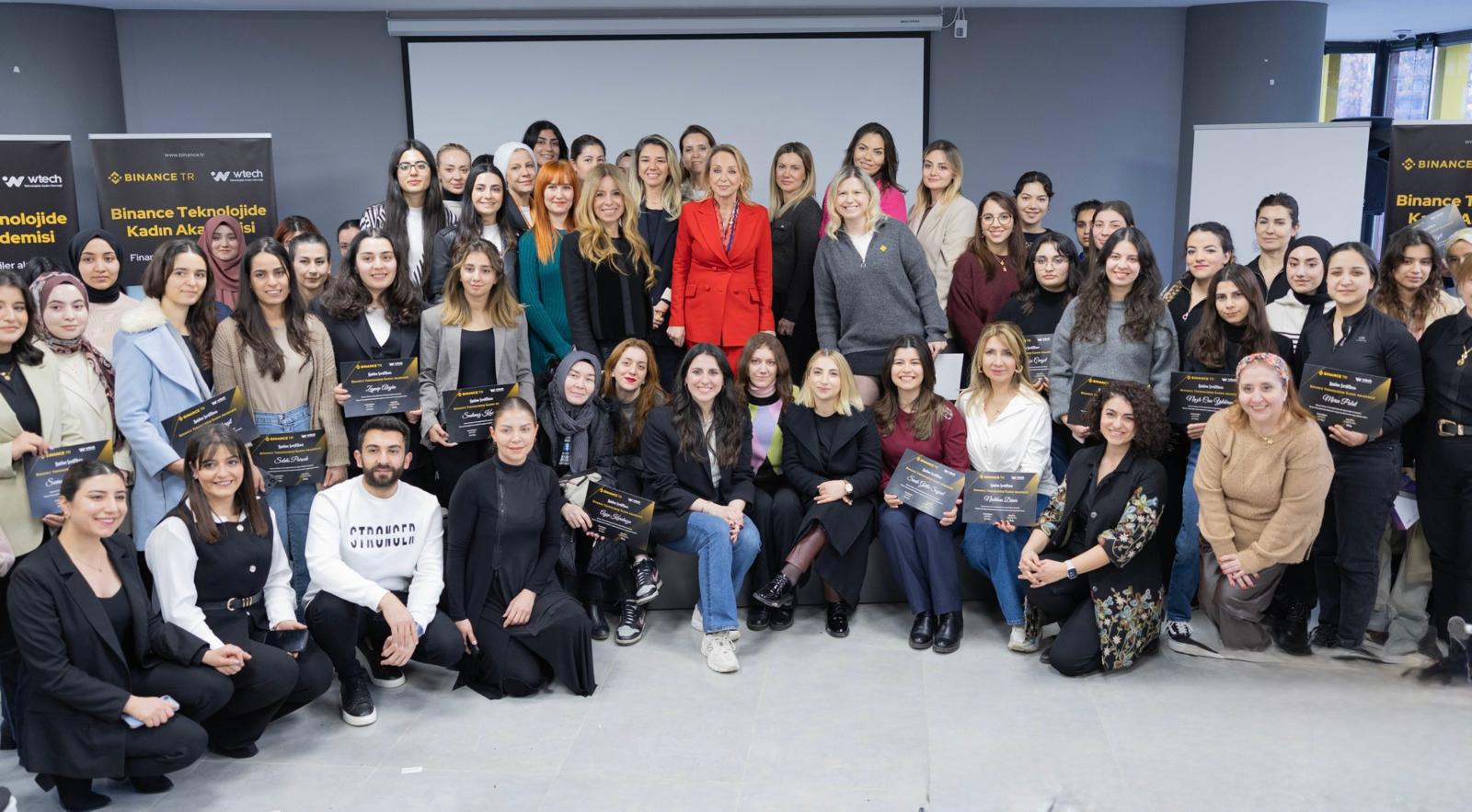 Binance Teknolojide Kadın Akademisi, 2025 sonunda 2000 kadına ulaşacak