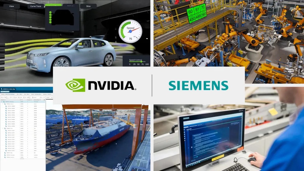 Siemens ve NVIDIA, üretimde yapay zekâ kabiliyetlerinin gelişimine hız vermek için ortaklıklarını genişletiyor