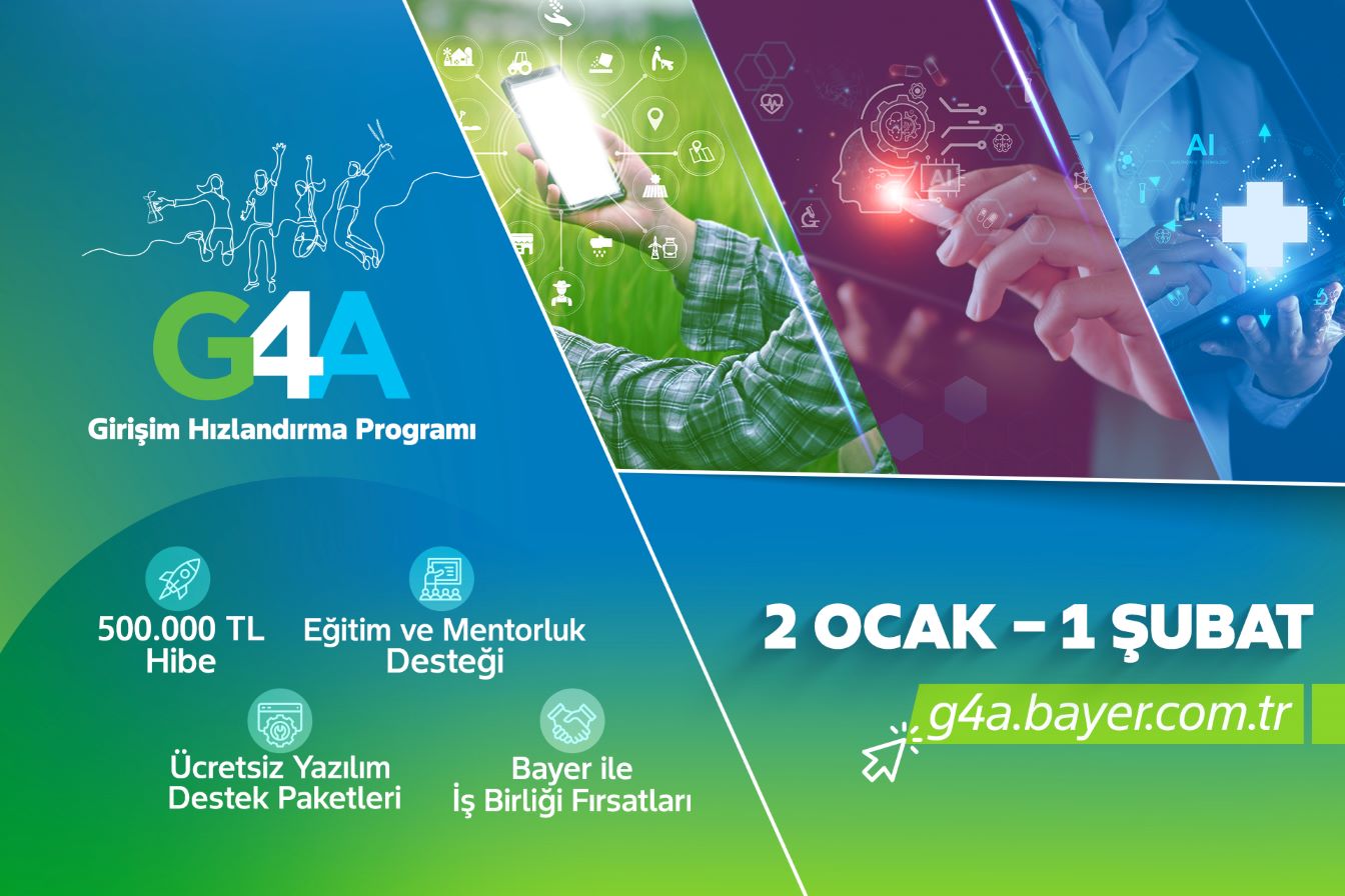 Bayer’in G4A Girişim Hızlandırma Programı’na başvurmak için son 1 hafta