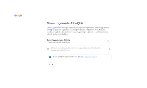 Gemini Uygulamaları Etkinliği